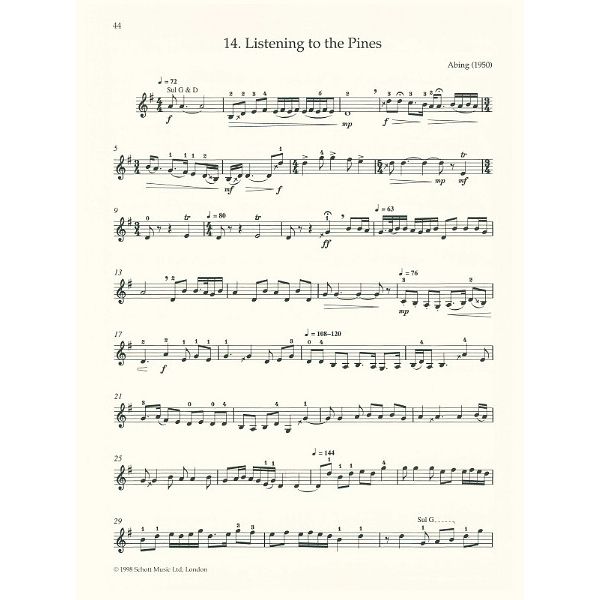 Schott Chinese Violin Solos