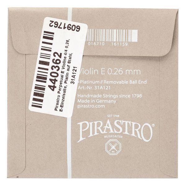 Pirastro Perpetual E Violin 4/4 0,26