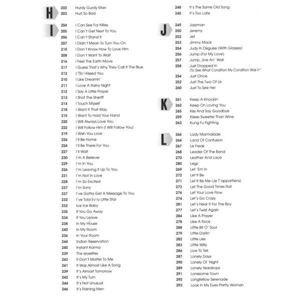 Hal Leonard Ultimate Rock Pop Fake Book