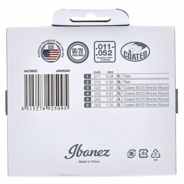 Ibanez IACS62C Acoustic Steel Strings