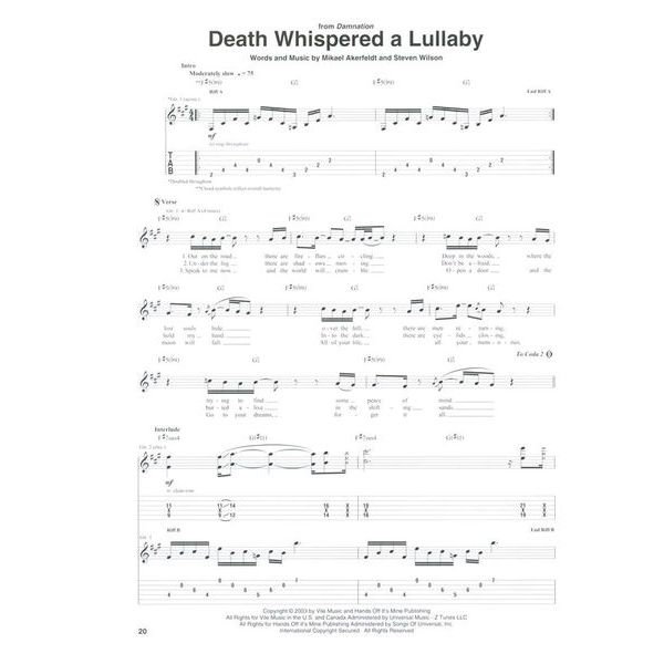 Hal Leonard The Best Of Opeth