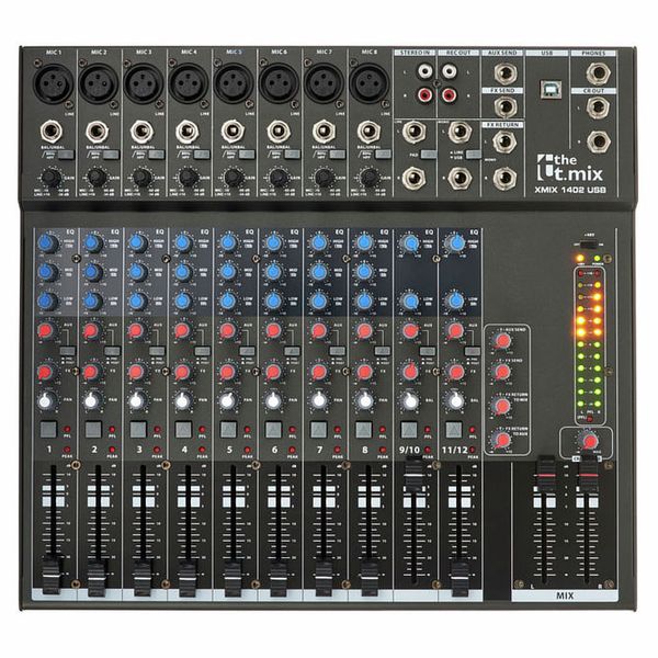 the t.mix xmix 1402 USB Case Bundle