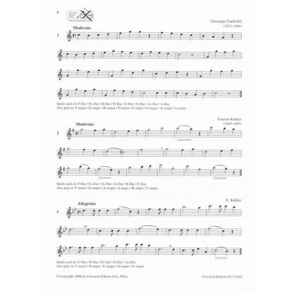 Universal Edition 150 Classical Studies Recorder