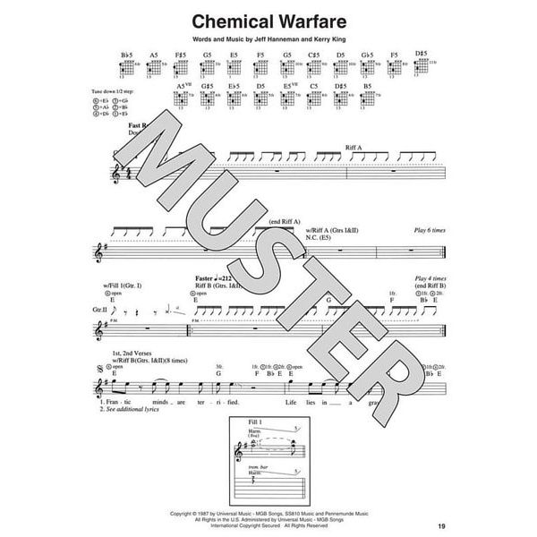 Hal Leonard Slayer Guitar Collection