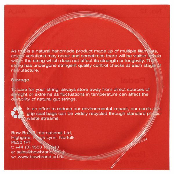 Bow Brand Pedal Nat. Gut 2nd A No.12