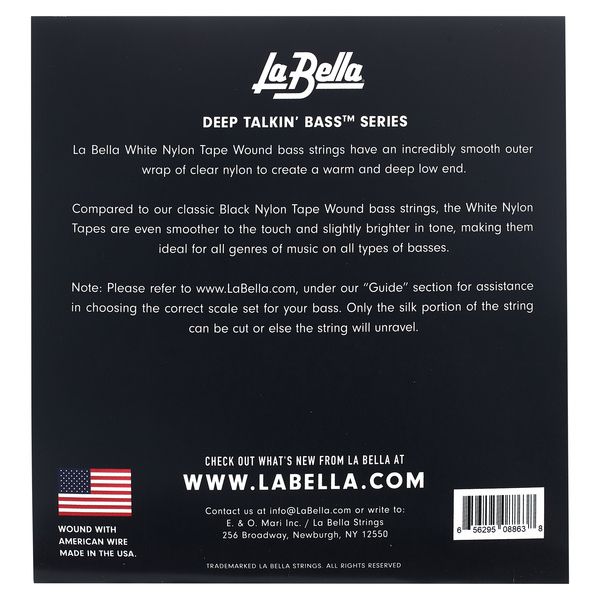 La Bella 750T White Nylon L