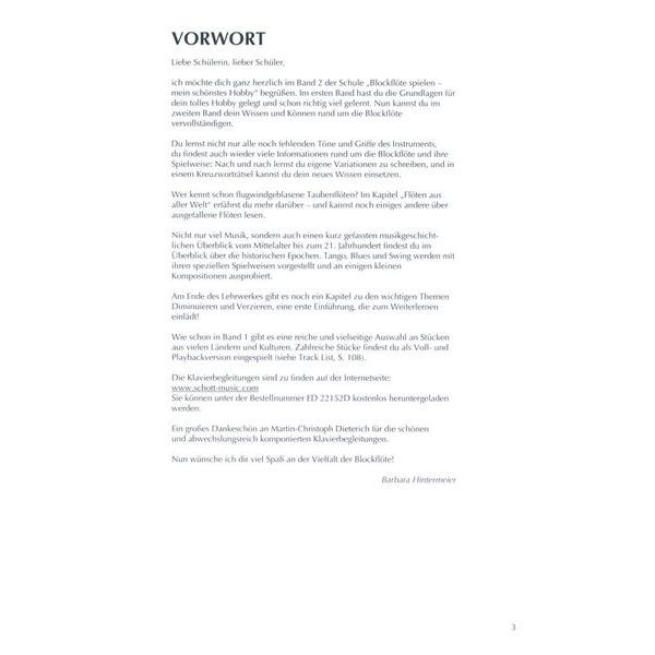 Schott Blockflöte Spielen Hobby 2