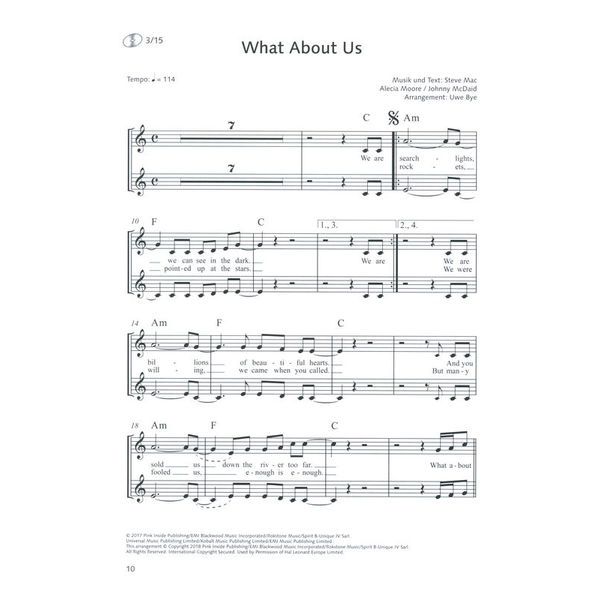 Schott Megastarke Popsongs 16 Rec