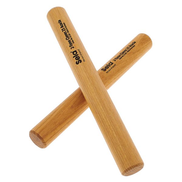 Sela 2-tone claves 25 Acacia