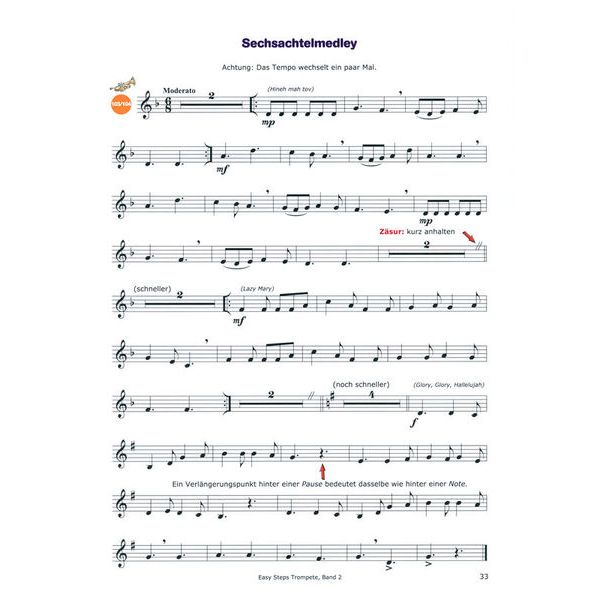 De Haske Easy Steps 2 Trumpet