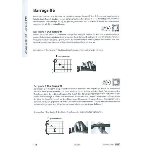 Hage Musikverlag Let's Play Guitar 1