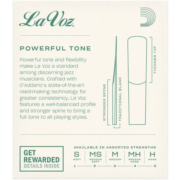 DAddario Woodwinds La Voz Soprano Saxophone H