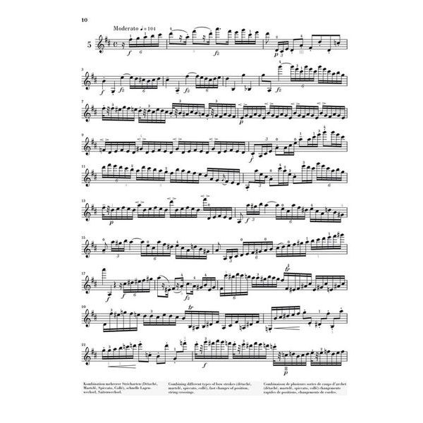 Henle Verlag Rode 24 Caprices Violin