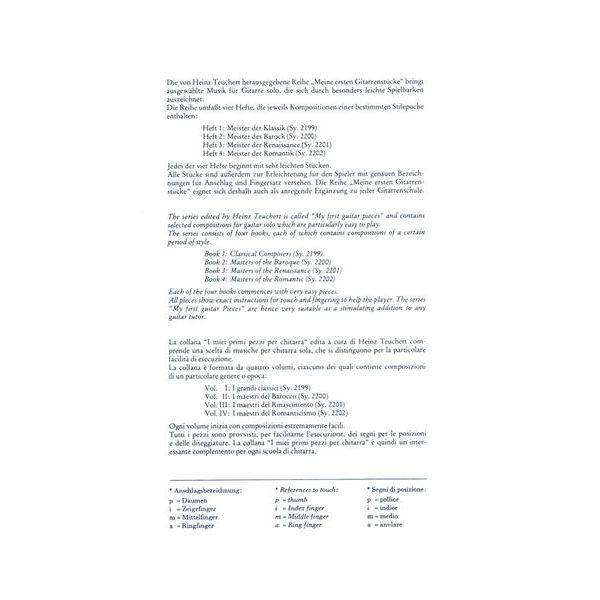 Ricordi Meine ersten Gitarrenstücke 4