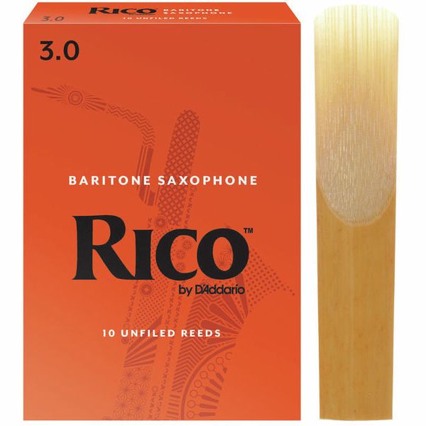 DAddario Woodwinds Rico Baritone Saxophone 3.0