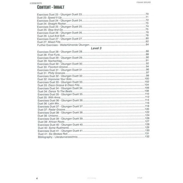 Leu Verlag 41 Drum Duets