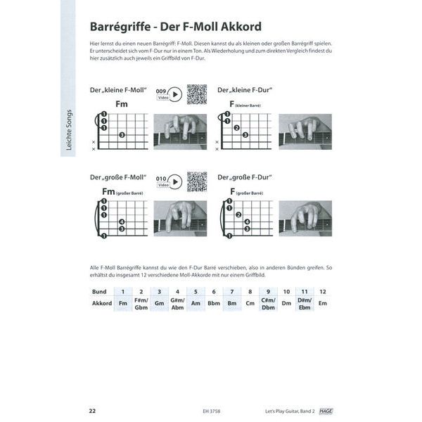 Hage Musikverlag Let's Play Guitar 2