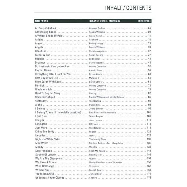 Hage Musikverlag Pop Piano Ballads 1