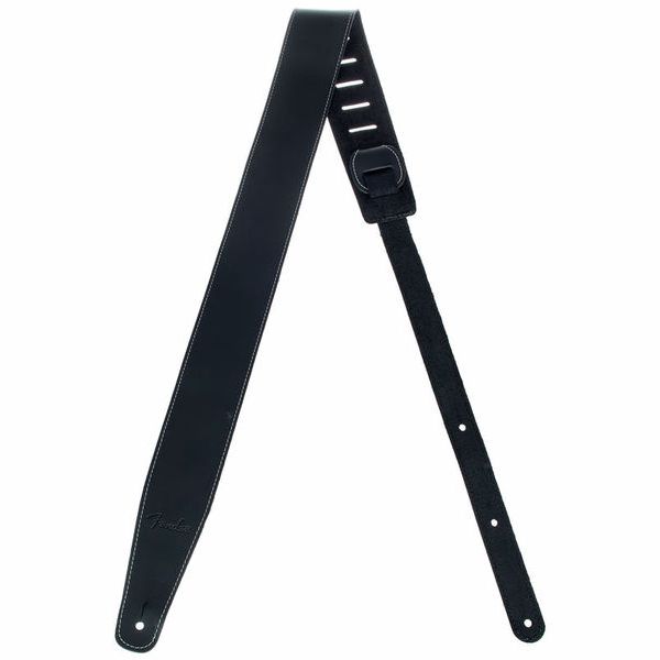 Fender Broken-in Leather Strap Black