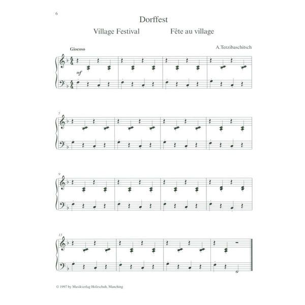 Holzschuh Verlag Vierhndige Tastentrume 1