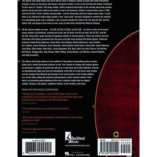 Backbeat Books Gibson 335 Guitar Book