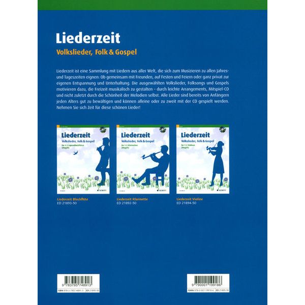 Schott Liederzeit Trumpet