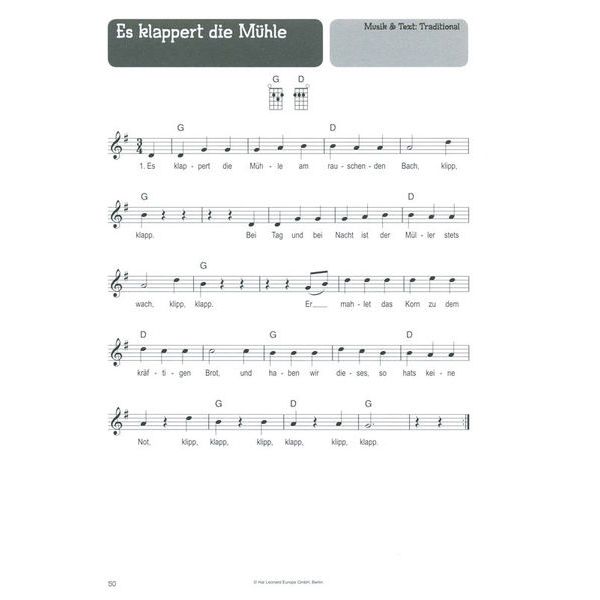 Bosworth 100 Kinderlieder Ukulele 2