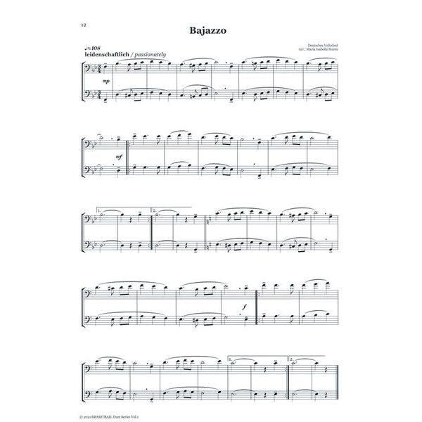 Brasstrail Duet Series 1 Bass Clef