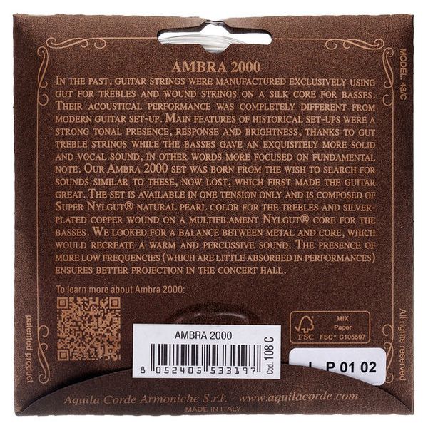 Aquila 108C Ambra 2000 Classical