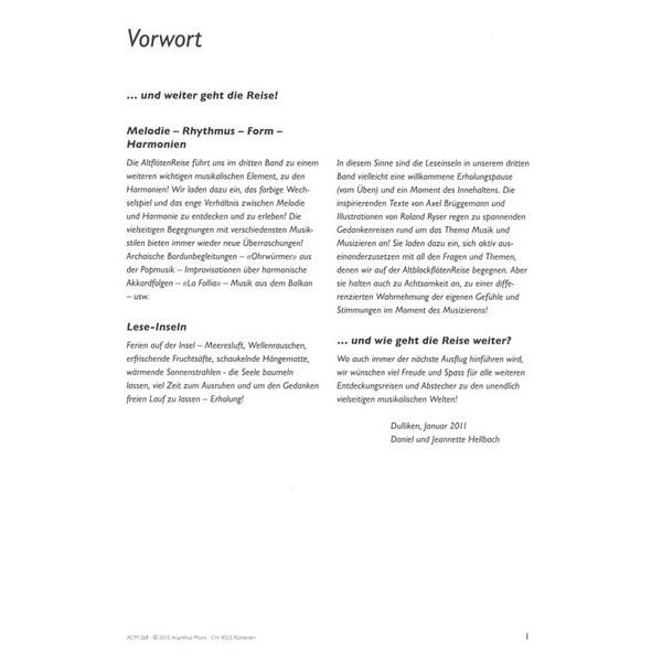 Acanthus Music AltblockflötenReise 3 + CDs