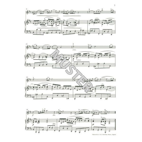 Edition Peters Bach Air D-Dur Violin/Piano