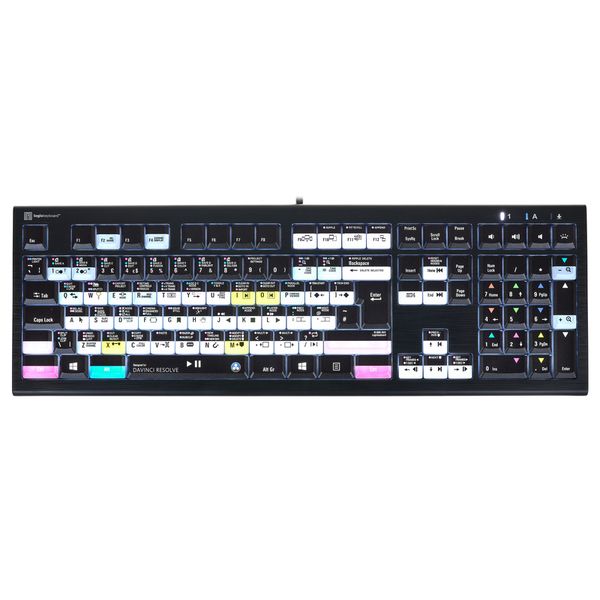 Logickeyboard Astra 2 Davinci Resolve UK PC