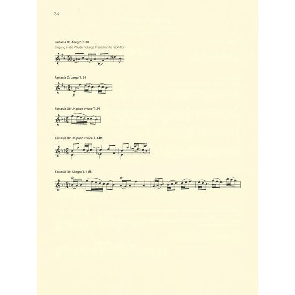 Breitkopf & Hrtel Telemann Zwölf Fantasien