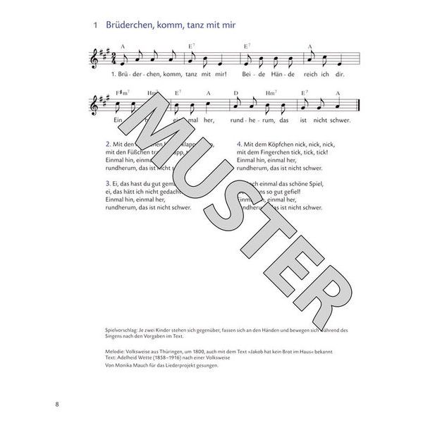 Carus Verlag Kinderlieder Liederbuch