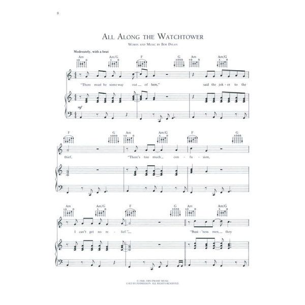 Music Sales Bob Dylan Anthology