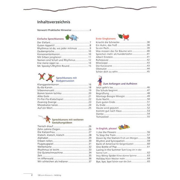 Helbling Verlag 100 bunte Kanonhits