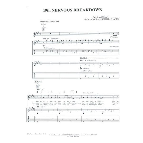 Alfred Music Publishing The Rolling Stones Easy Guitar