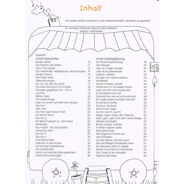 Schuh Verlag Die Ukulelenschule für Kinder