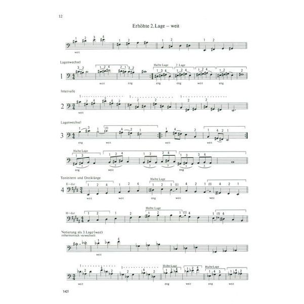 Heinrichshofen Verlag Lagenstudien for Violoncello 1