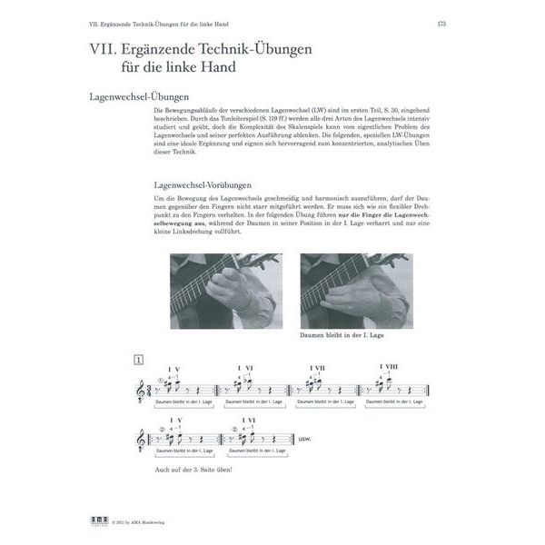 AMA Verlag Technik Moderne Konzertgitarre