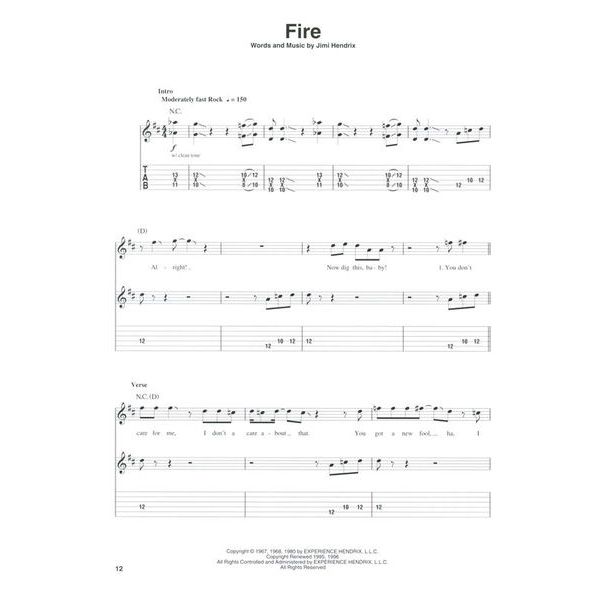 Hal Leonard Guitar Play-Along Jimi Hendrix