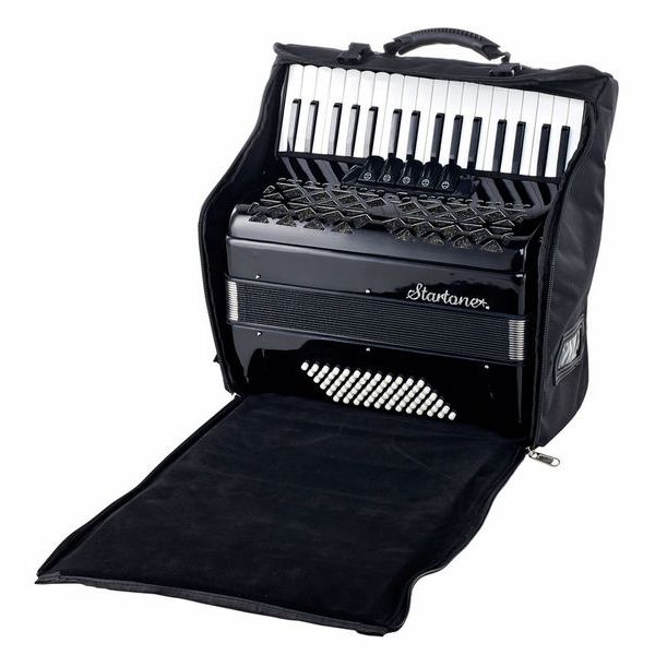Startone Piano Accordion 72 Black MKII