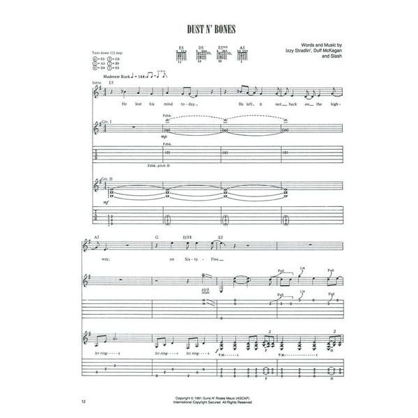 Cherry Lane Music Company Guns N'Roses Use Your 1