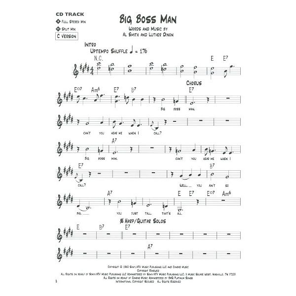 Hal Leonard Blues Play-Along Jimmy Reed