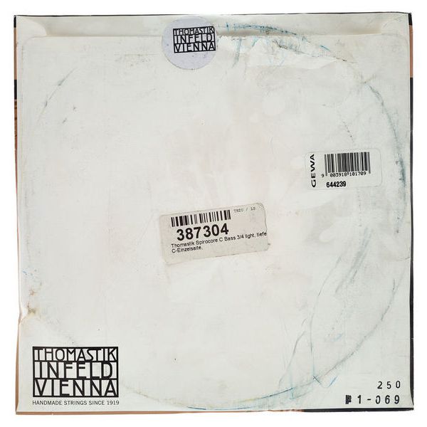 Thomastik Spirocore C Bass 3/4 light