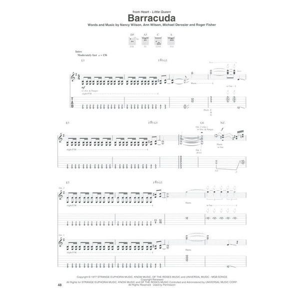 Hal Leonard Guitar 50 Greatest Rock Songs