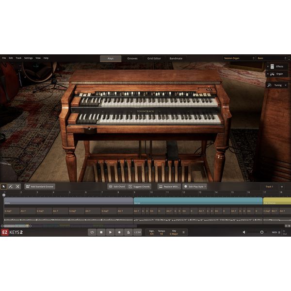 Toontrack EKX Session Organ