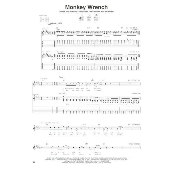 Hal Leonard Foo Fighters Greatest Hits Gui