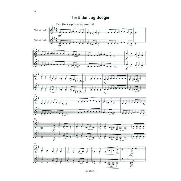 Universal Edition Easy Blue Clarinet Duets