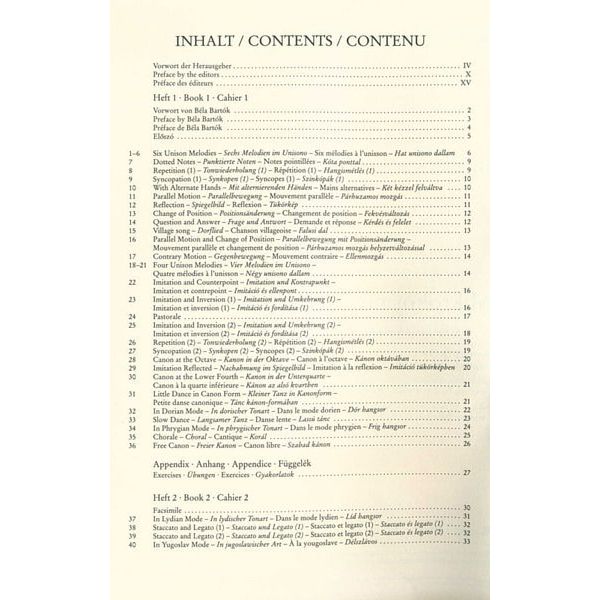 Wiener Urtext Edition Bartok Mikrokosmos 1